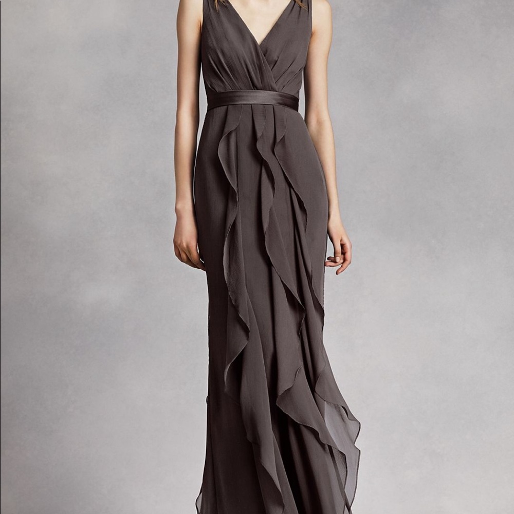 Wrapped Dress with Satin Belt